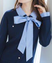 画像をギャラリービューアに読み込む, 【予約販売/2月中旬発売予定】シャツレイヤード風ドッキングミニワンピース/MM617406