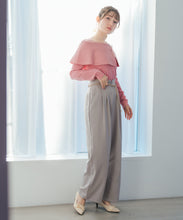 画像をギャラリービューアに読み込む, 配色ラメケープニット /MM618302