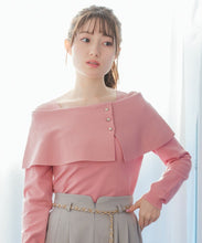 画像をギャラリービューアに読み込む, 配色ラメケープニット /MM618302