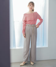 画像をギャラリービューアに読み込む, 配色ラメケープニット /MM618302