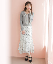 画像をギャラリービューアに読み込む, 【予約販売/2月中旬発売予定】レースボウタイニット/MM618303