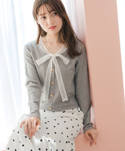 画像をギャラリービューアに読み込む, 【予約販売/2月中旬発売予定】レースボウタイニット/MM618303