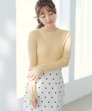 画像をギャラリービューアに読み込む, ベーシックハイネックラメリブニット/MM618306