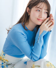 画像をギャラリービューアに読み込む, ベーシックハイネックラメリブニット/MM618306