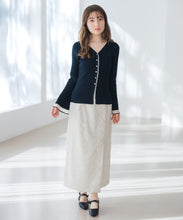 画像をギャラリービューアに読み込む, ラメシアーペプラムカーディガン/MM618402