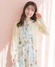 画像をギャラリービューアに読み込む, 配色トリミングベーシック金釦カーディガン/MM618406