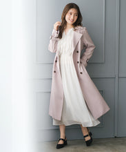 画像をギャラリービューアに読み込む, 【予約販売/2月下旬発売予定】サイドプリーツベーシックトレンチコート/MM618601