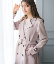 画像をギャラリービューアに読み込む, 【予約販売/2月下旬発売予定】サイドプリーツベーシックトレンチコート/MM618601