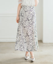 画像をギャラリービューアに読み込む, 【予約販売/3月下旬発売予定】線描きフラワーソフトマーメイドスカート/MM627201