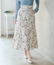 画像をギャラリービューアに読み込む, 【予約販売/3月下旬発売予定】線描きフラワーソフトマーメイドスカート/MM627201