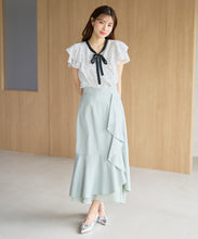 画像をギャラリービューアに読み込む, ラッフルティアード裾シアースカート/MM627210