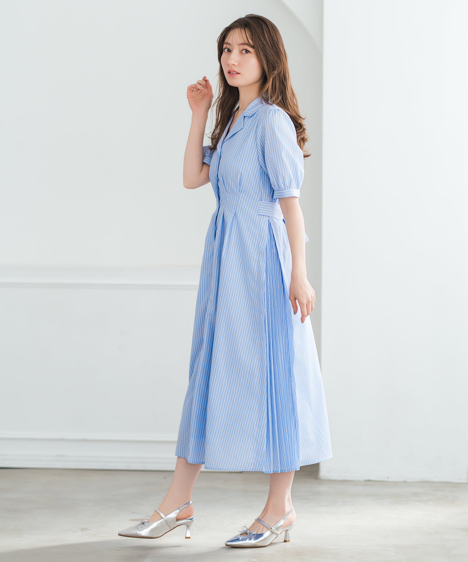 サイドプリーツテーラーワンピース/MM627406 – MISCH MASCH|31 Sons de