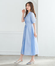 画像をギャラリービューアに読み込む, サイドプリーツテーラーワンピース/MM627406