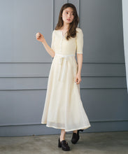 画像をギャラリービューアに読み込む, アソートドッキング配色ニットワンピース/MM627409