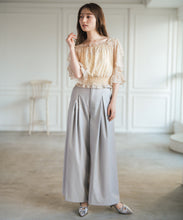 画像をギャラリービューアに読み込む, フラワーシャーリングブラウス/MM628116