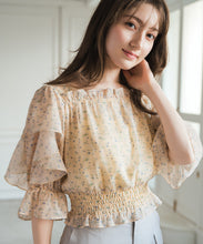 画像をギャラリービューアに読み込む, フラワーシャーリングブラウス/MM628116