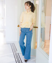 画像をギャラリービューアに読み込む, 【予約販売/4月上旬発売予定】裾フリルシャツブラウス/MM628117