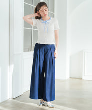 画像をギャラリービューアに読み込む, 【予約販売/3月下旬発売予定】フリルシャツレイヤードニット/MM628302