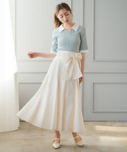 画像をギャラリービューアに読み込む, 【予約販売/3月下旬発売予定】レースシャツレイヤード風スキッパーニット/MM628304