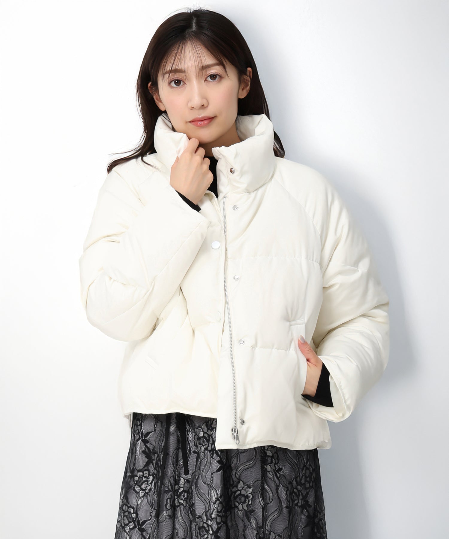 スタンドネックショートダウンジャケット/MO43D02 – MISCH MASCH|31