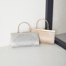 画像をギャラリービューアに読み込む, ラインストーンメタルハンドルバッグ/MOB009