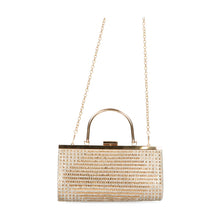 画像をギャラリービューアに読み込む, ラインストーンメタルハンドルバッグ/MOB009