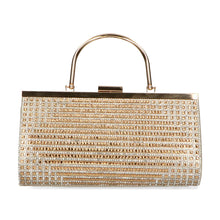 画像をギャラリービューアに読み込む, ラインストーンメタルハンドルバッグ/MOB009