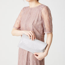 画像をギャラリービューアに読み込む, ラインストーンレタークラッチバッグ/MOB014