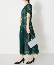 画像をギャラリービューアに読み込む, パールがま口スクエアバッグ/MOB017【結婚式/オケージョン/パーティー】