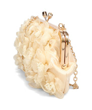 画像をギャラリービューアに読み込む, フラワーがま口バッグ/MOB019【結婚式/オケージョン/パーティー】