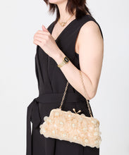 画像をギャラリービューアに読み込む, フラワーがま口バッグ/MOB019【結婚式/オケージョン/パーティー】