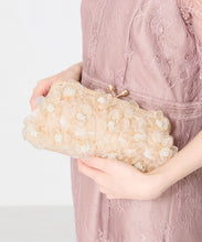 画像をギャラリービューアに読み込む, フラワーがま口バッグ/MOB019【結婚式/オケージョン/パーティー】