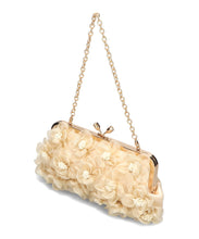 画像をギャラリービューアに読み込む, フラワーがま口バッグ/MOB019【結婚式/オケージョン/パーティー】