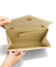 画像をギャラリービューアに読み込む, ラインストーンエンベロープクラッチバッグ/MOB021【結婚式/オケージョン/パーティー】