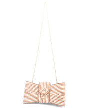 画像をギャラリービューアに読み込む, リボン型クラッチバッグ/MOB022【結婚式/オケージョン/パーティー】