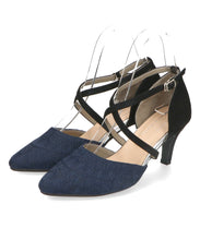 画像をギャラリービューアに読み込む, クロスストラップヒールパンプス/mor106