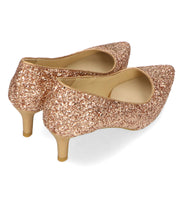 画像をギャラリービューアに読み込む, ポインテッドトゥグリッターパンプス/mor107