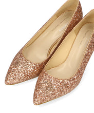 画像をギャラリービューアに読み込む, ポインテッドトゥグリッターパンプス/mor107