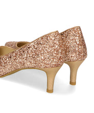画像をギャラリービューアに読み込む, ポインテッドトゥグリッターパンプス/mor107