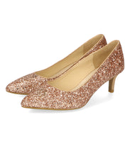 画像をギャラリービューアに読み込む, ポインテッドトゥグリッターパンプス/mor107