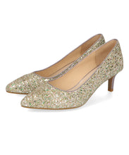 画像をギャラリービューアに読み込む, ポインテッドトゥグリッターパンプス/mor107
