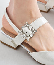 画像をギャラリービューアに読み込む, ビジューバックストラップローヒールパンプス/MOR111