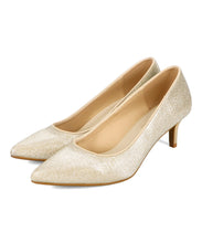 画像をギャラリービューアに読み込む, ポインテッドトゥラメヒールパンプス/mor112