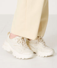 画像をギャラリービューアに読み込む, レース×ジャガード厚底スニーカー/OT3755
