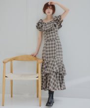 画像をギャラリービューアに読み込む, ランダムフレアチェックスカート/MM537202