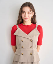 画像をギャラリービューアに読み込む, トレンチ風キャミワンピース/TT537408