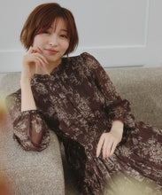 画像をギャラリービューアに読み込む, フラワージュイプリーツワンピース/MM537409