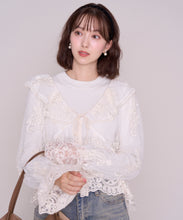 画像をギャラリービューアに読み込む, 【一部店舗限定】総レースラッフルフリルブラウス/MM658139