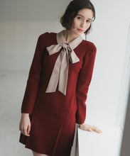 画像をギャラリービューアに読み込む, 襟付きミニニットワンピース/TT547406