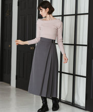 画像をギャラリービューアに読み込む, ダブルベルトアシメプリーツスカート/TT547207